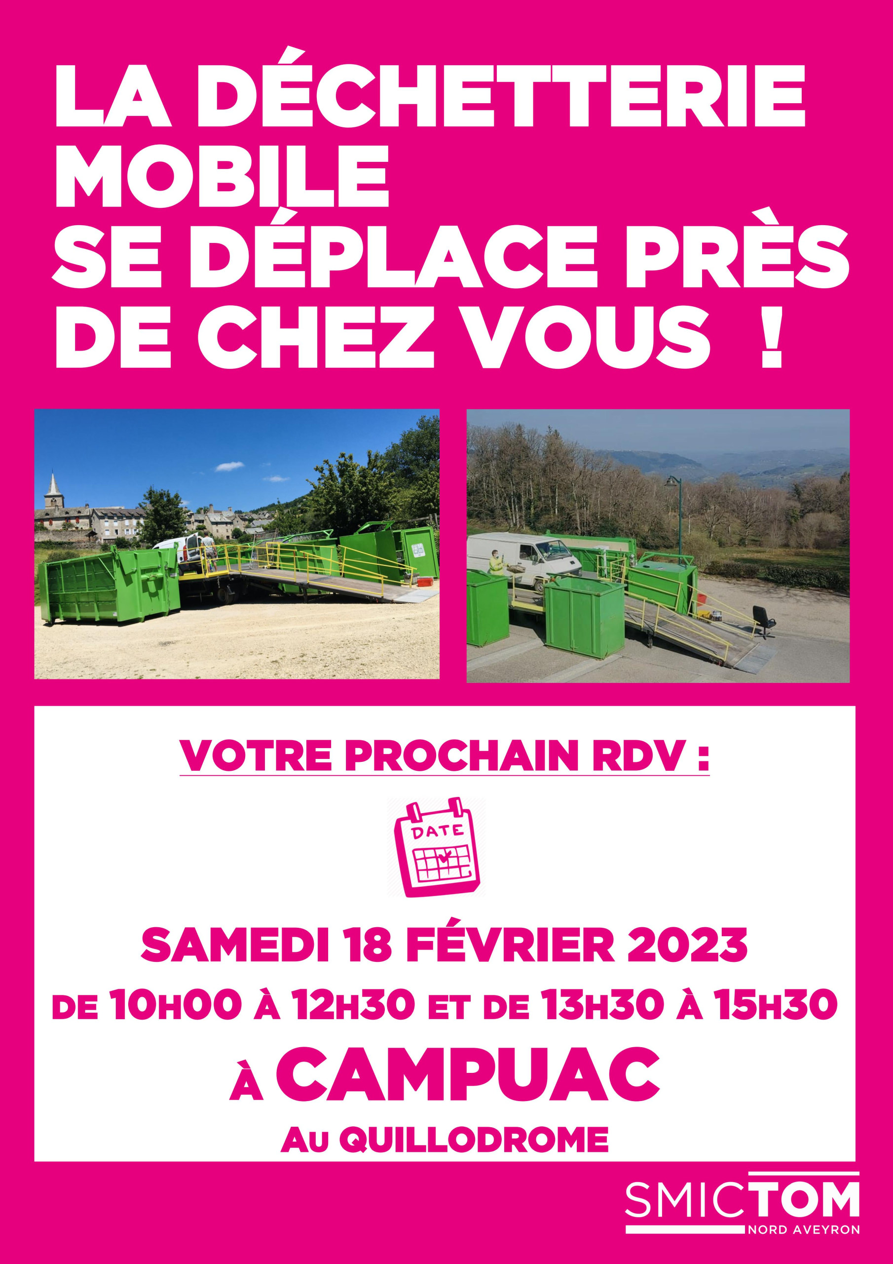 Lire la suite à propos de l’article DECHETTERIE MOBILE