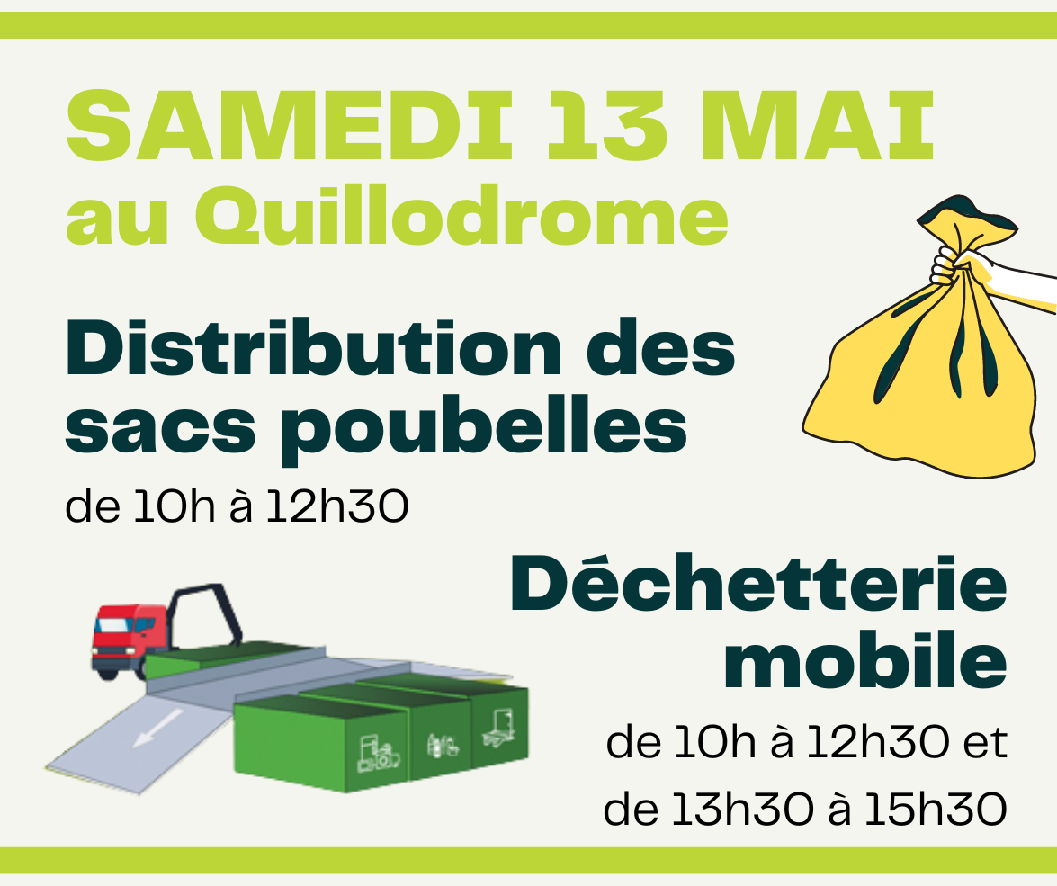 Lire la suite à propos de l’article Distribution des sacs de collecte & Déchèterie mobile