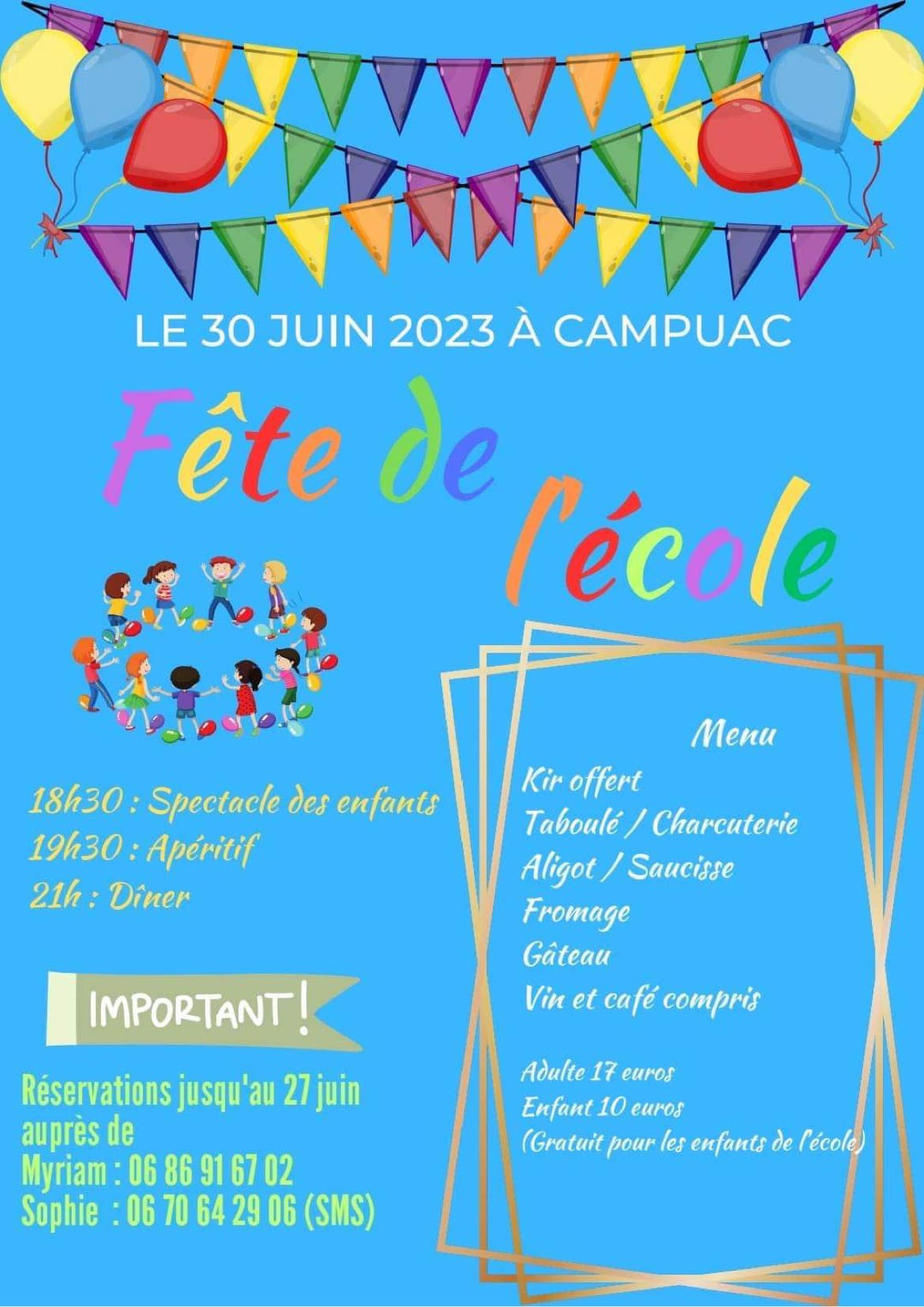 Lire la suite à propos de l’article Fête de l’école