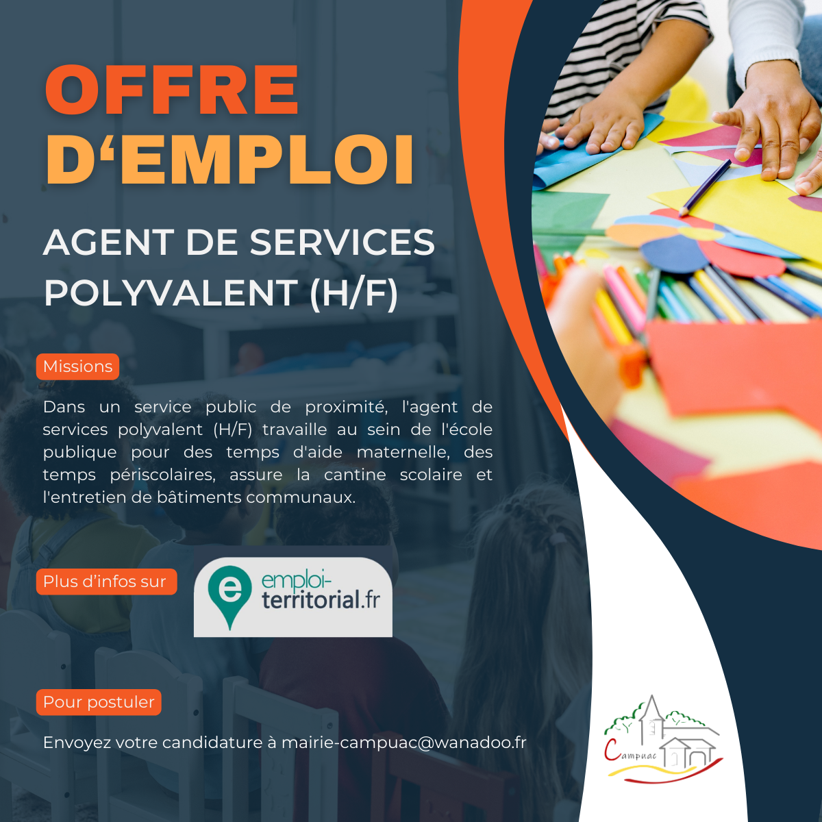 Lire la suite à propos de l’article OFFRE D’EMPLOI