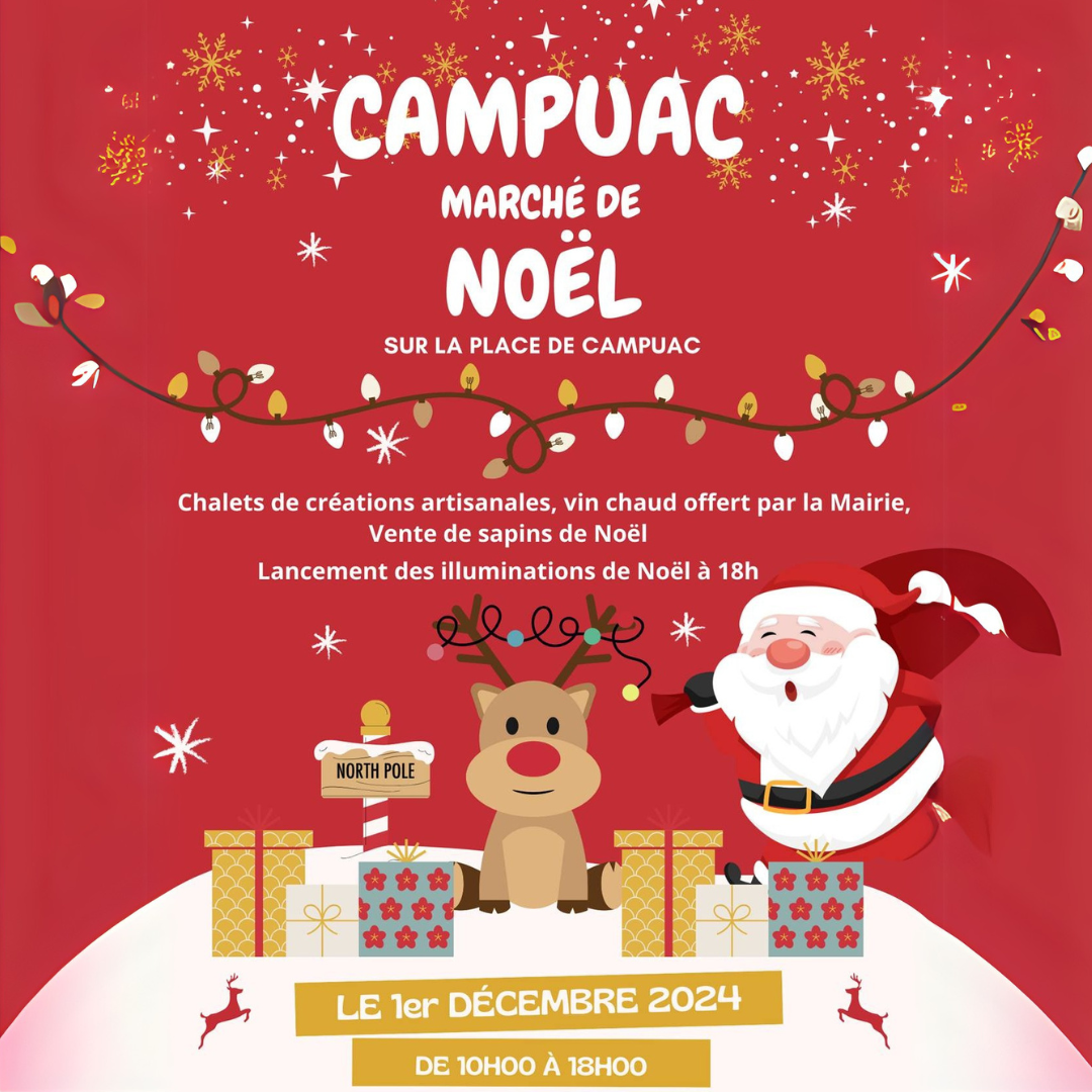Lire la suite à propos de l’article Marché de Noël à Campuac !